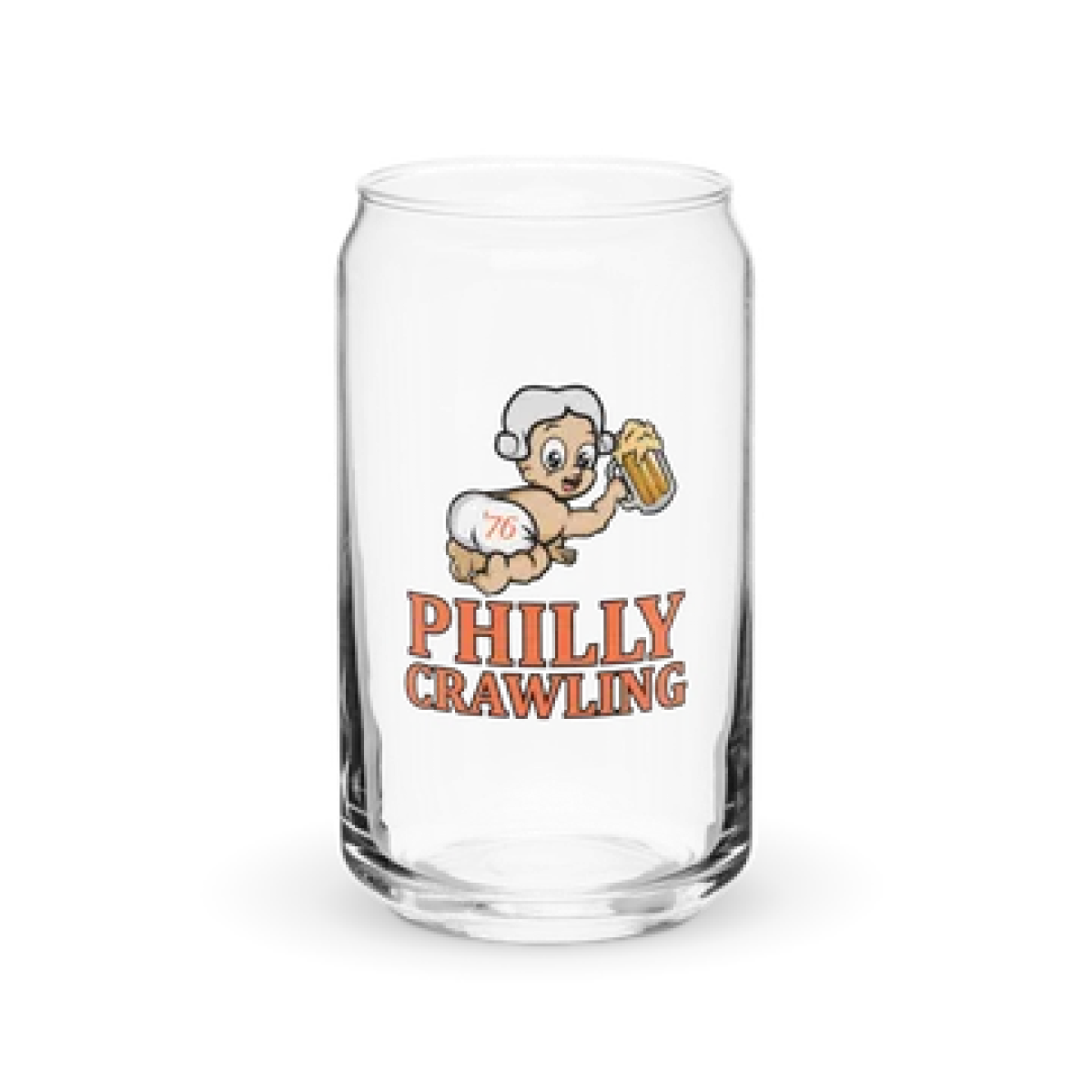 a glass mug on a table